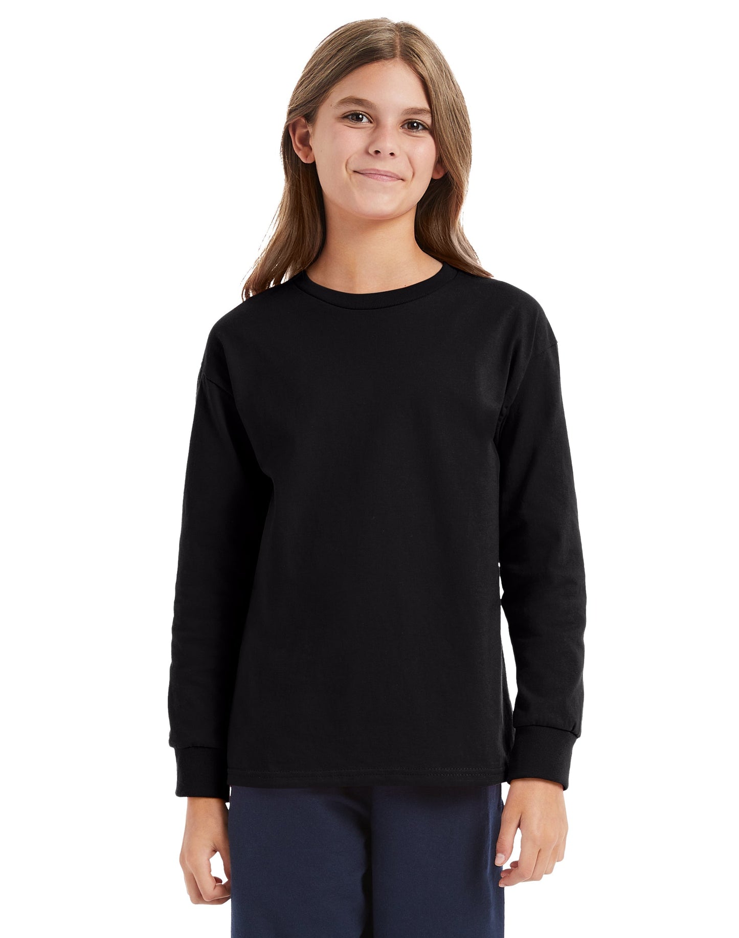 Hanes Youth Authentic-T Long-Sleeve T-Shirt - 5546