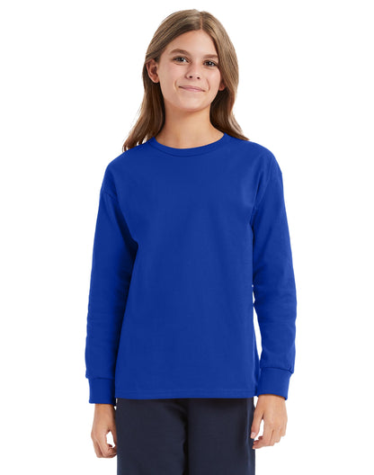 Hanes Youth Authentic-T Long-Sleeve T-Shirt - 5546