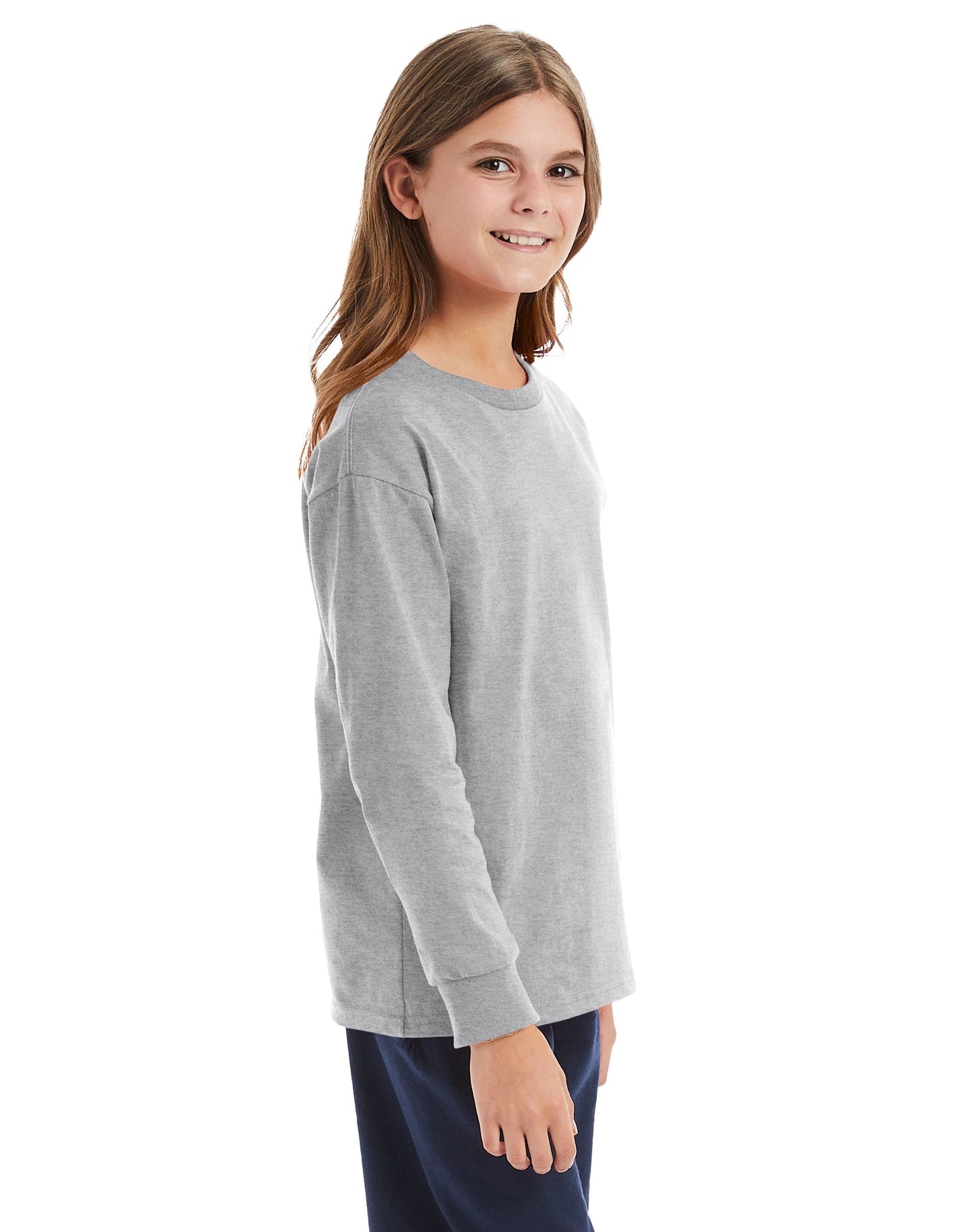 Hanes Youth Authentic-T Long-Sleeve T-Shirt - 5546