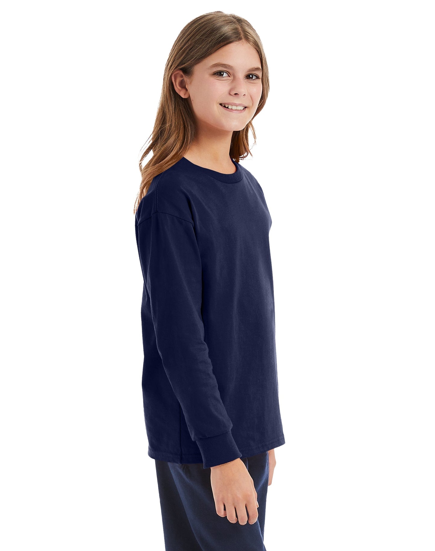 Hanes Youth Authentic-T Long-Sleeve T-Shirt - 5546