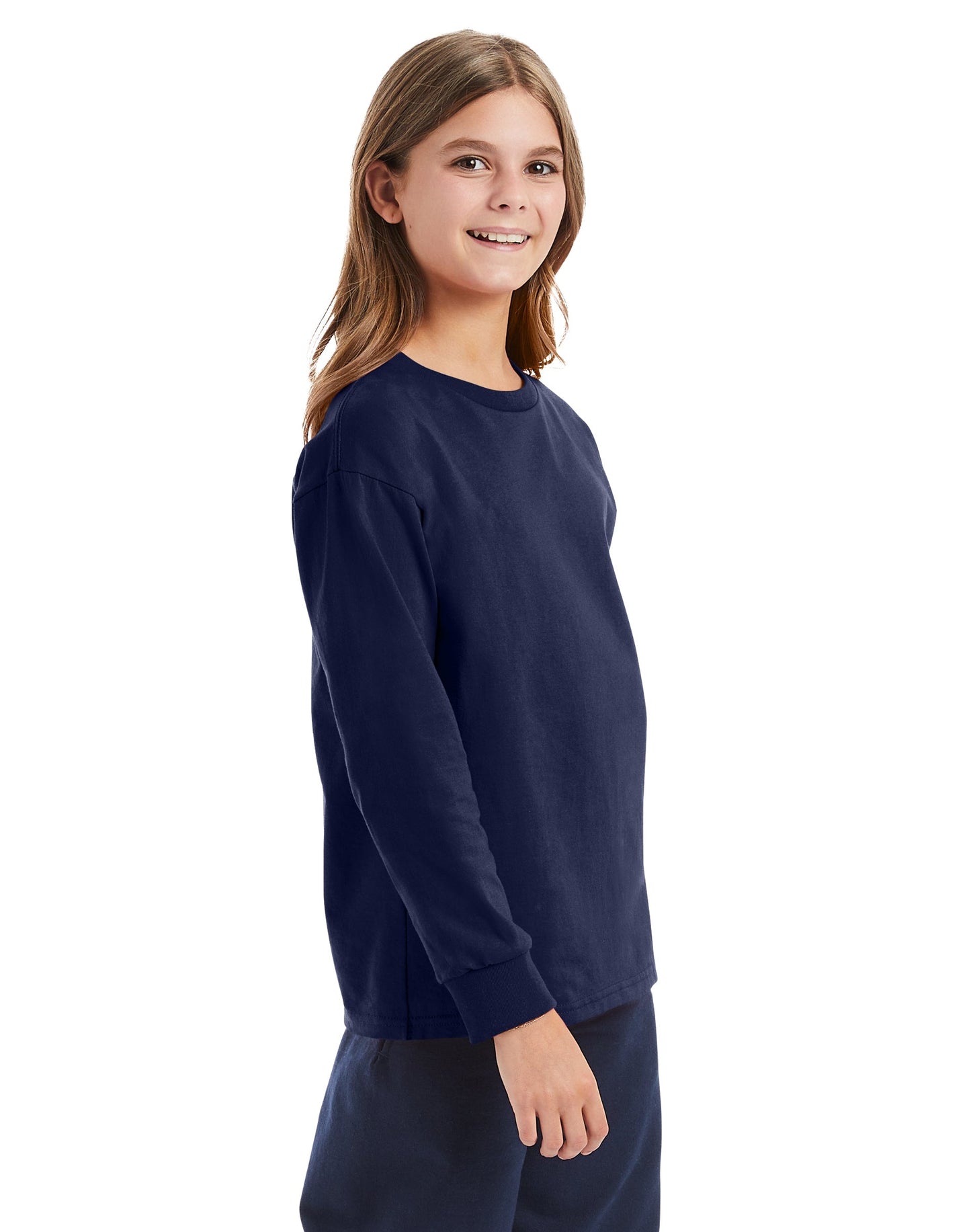 Hanes Youth Authentic-T Long-Sleeve T-Shirt - 5546