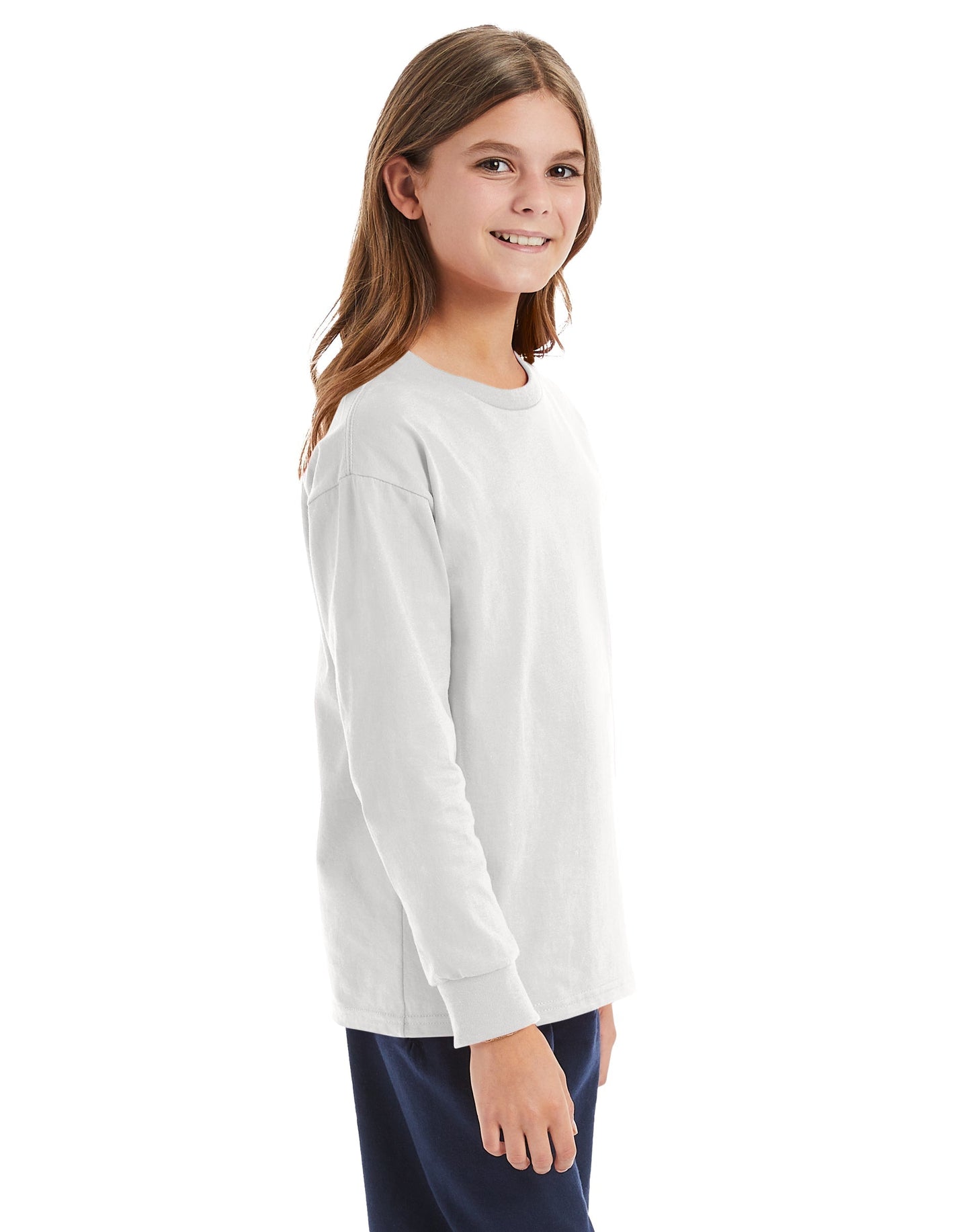 Hanes Youth Authentic-T Long-Sleeve T-Shirt - 5546