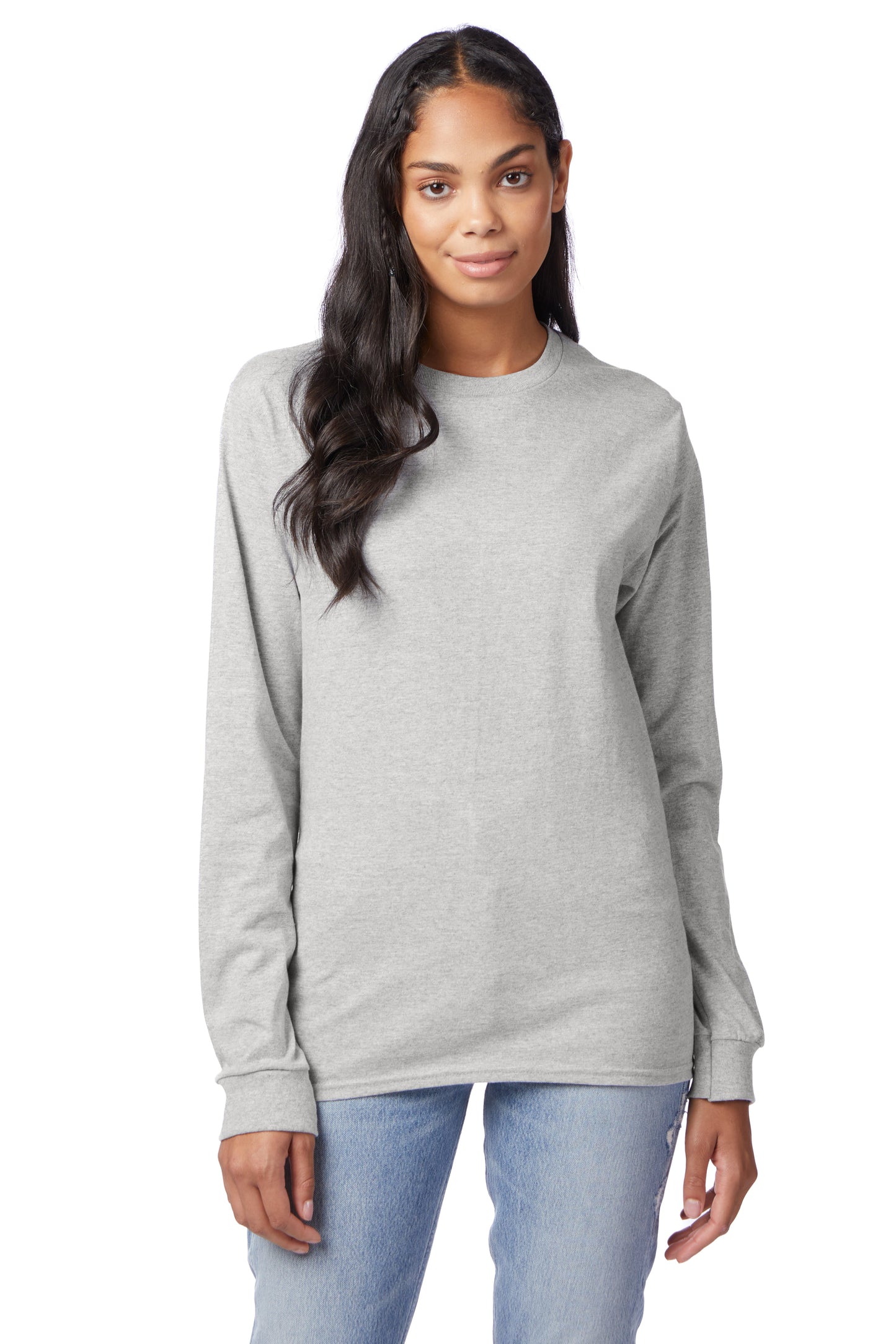 Hanes Authentic-T Long-Sleeve T-Shirt - 5586