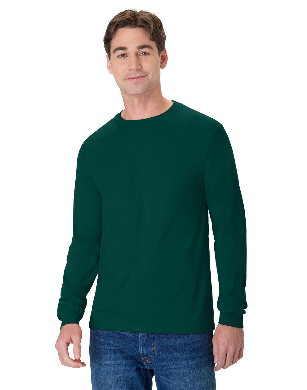 Hanes Authentic-T Long-Sleeve T-Shirt - 5586