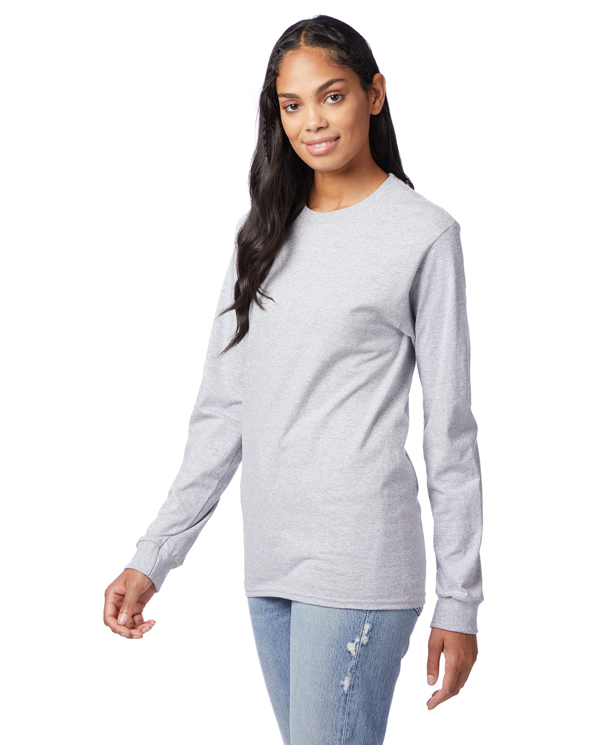 Hanes Authentic-T Long-Sleeve T-Shirt - 5586