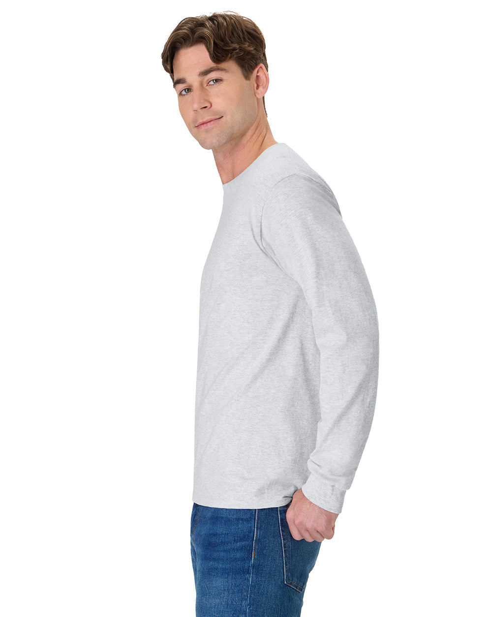 Hanes Authentic-T Long-Sleeve T-Shirt - 5586
