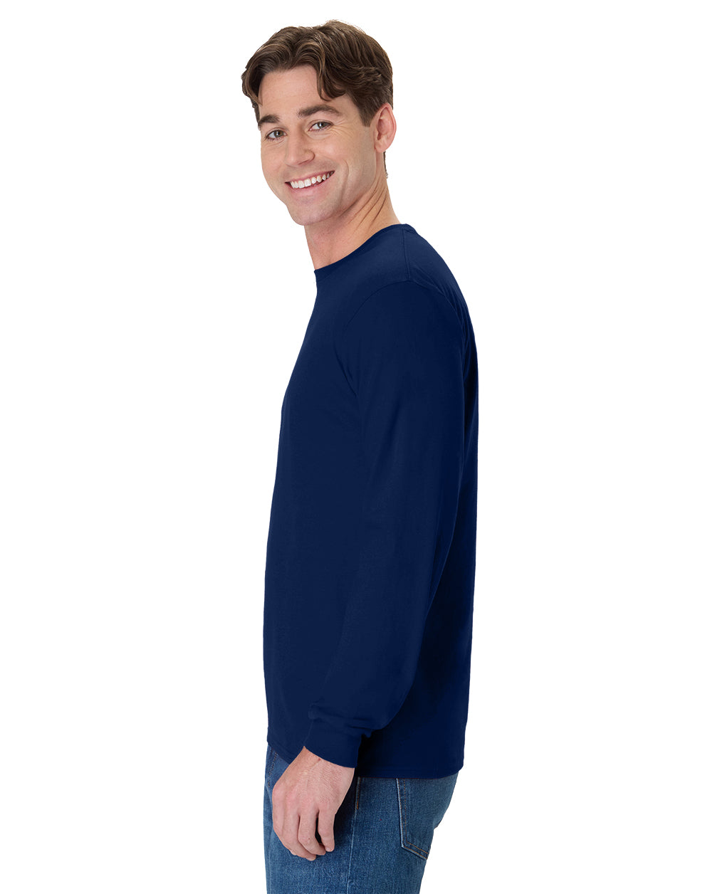 Hanes Authentic-T Long-Sleeve T-Shirt - 5586