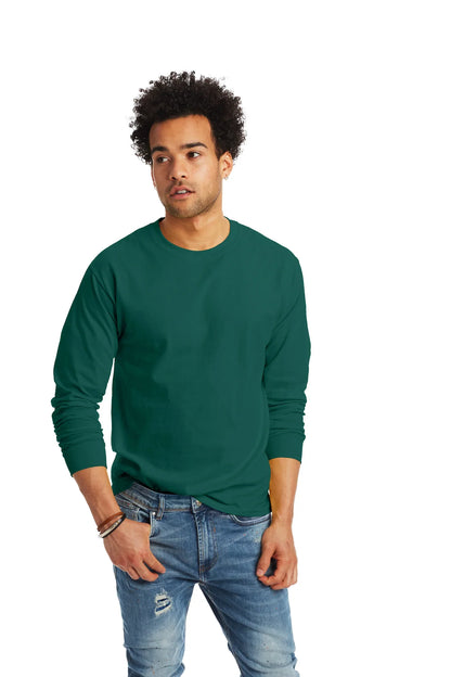 Hanes Authentic-T Long-Sleeve T-Shirt - 5586