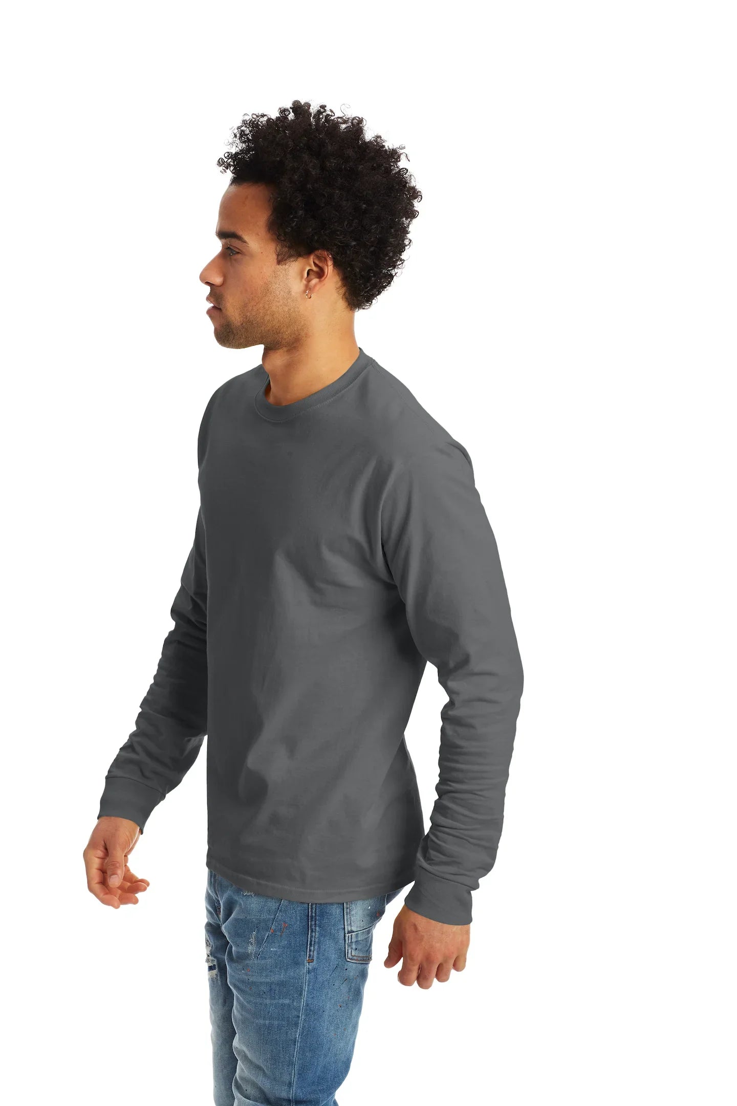 Hanes Authentic-T Long-Sleeve T-Shirt - 5586