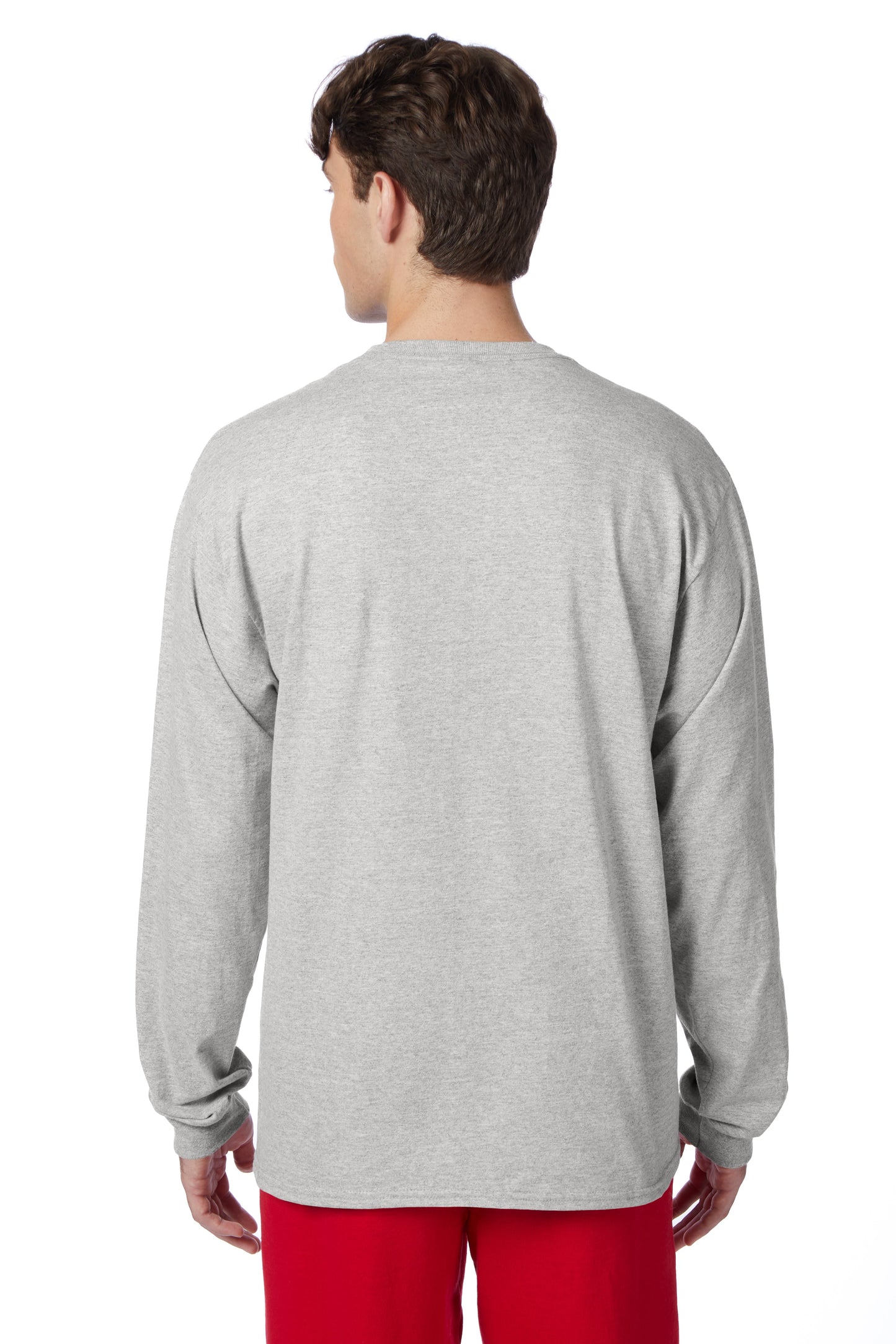 Hanes Authentic-T Long-Sleeve T-Shirt with Pocket - 5596