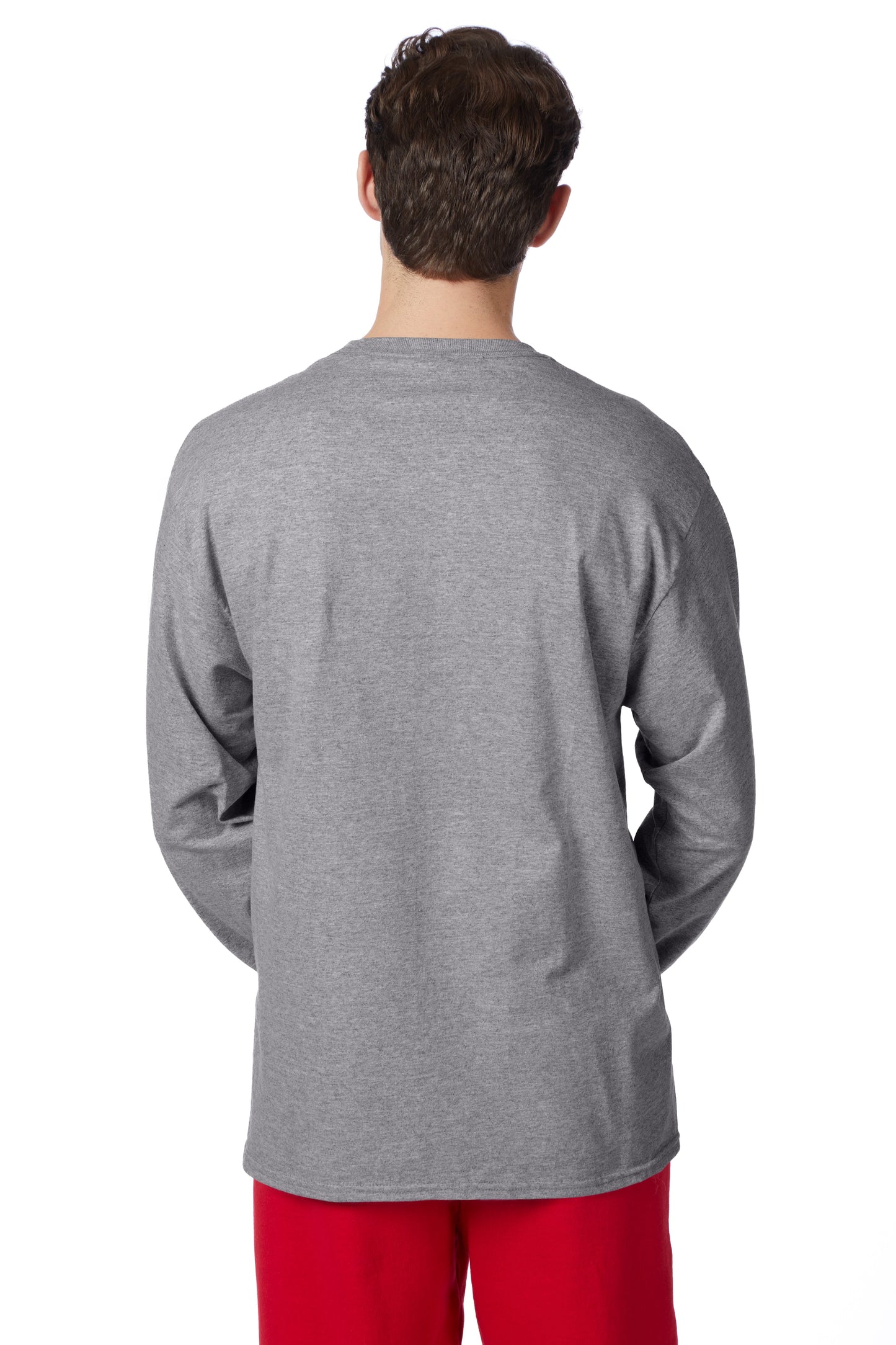 Hanes Authentic-T Long-Sleeve T-Shirt with Pocket - 5596