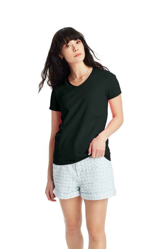 Hanes Essential Women's Short Sleeve V-Neck T-shirt - 5780