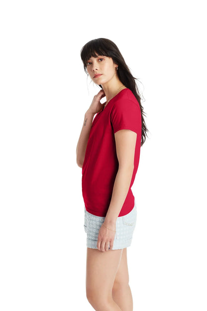 Hanes Essential Women's Short Sleeve V-Neck T-shirt - 5780