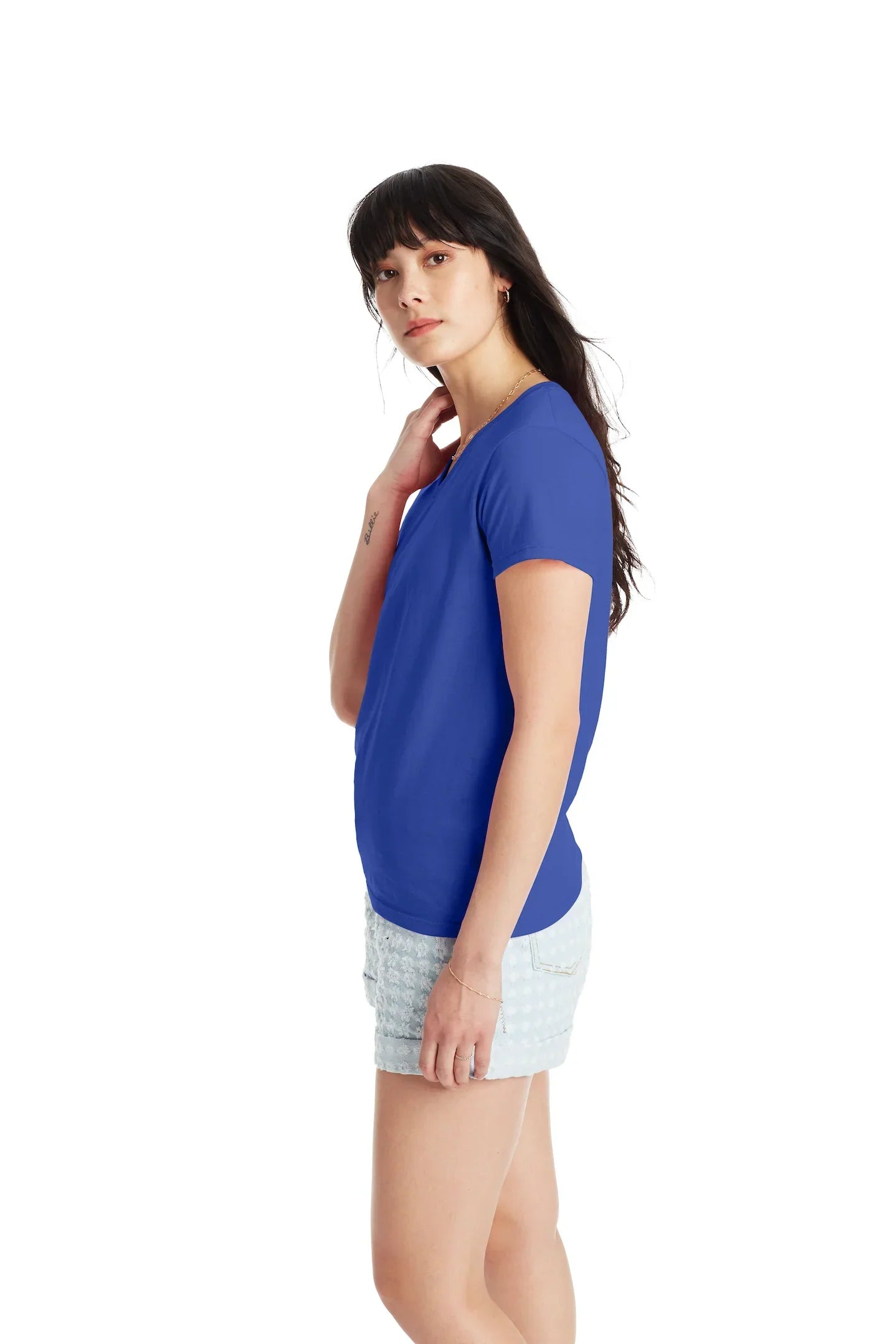 Hanes Essential Women's Short Sleeve V-Neck T-shirt - 5780