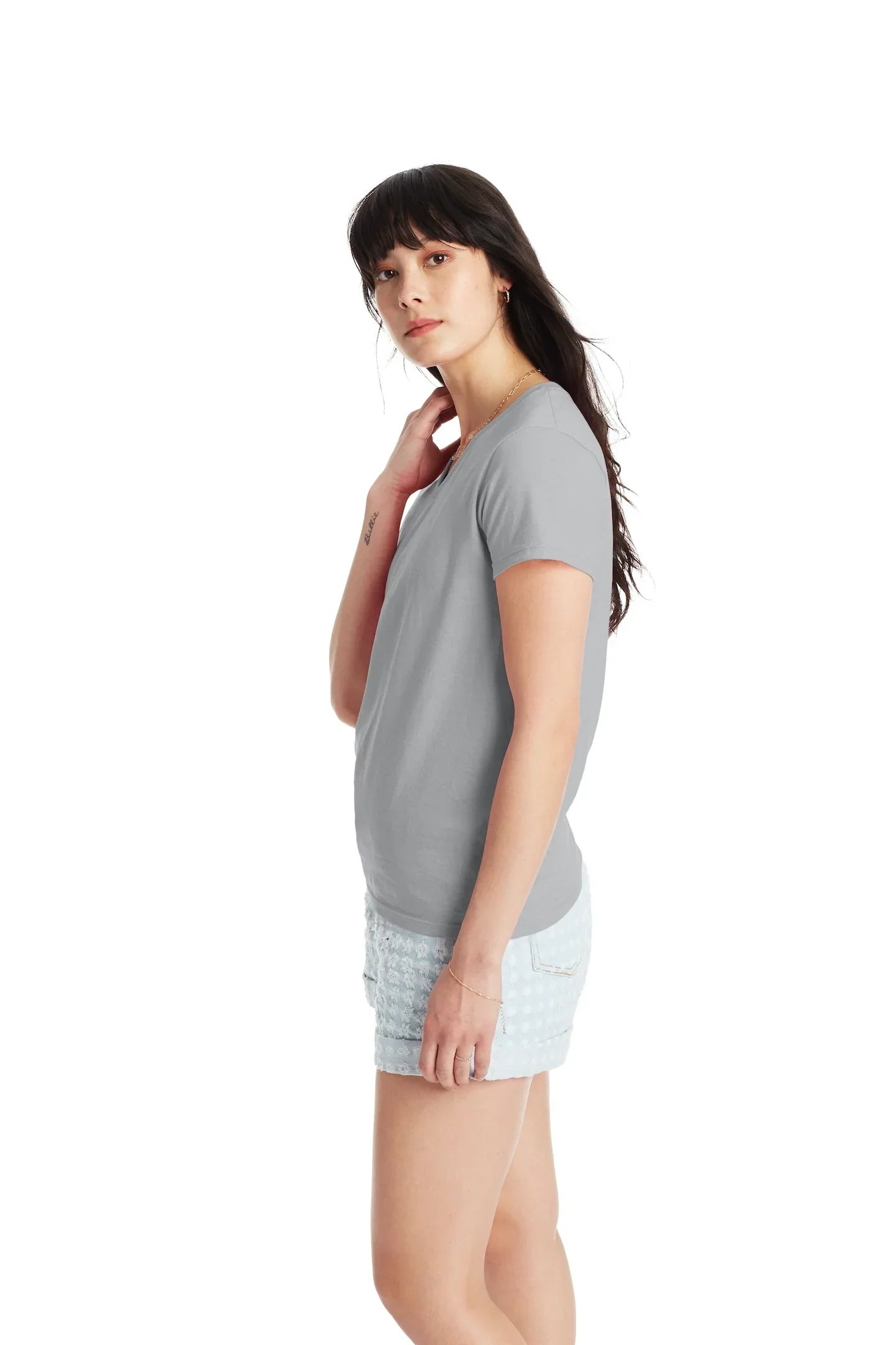 Hanes Essential Women's Short Sleeve V-Neck T-shirt - 5780