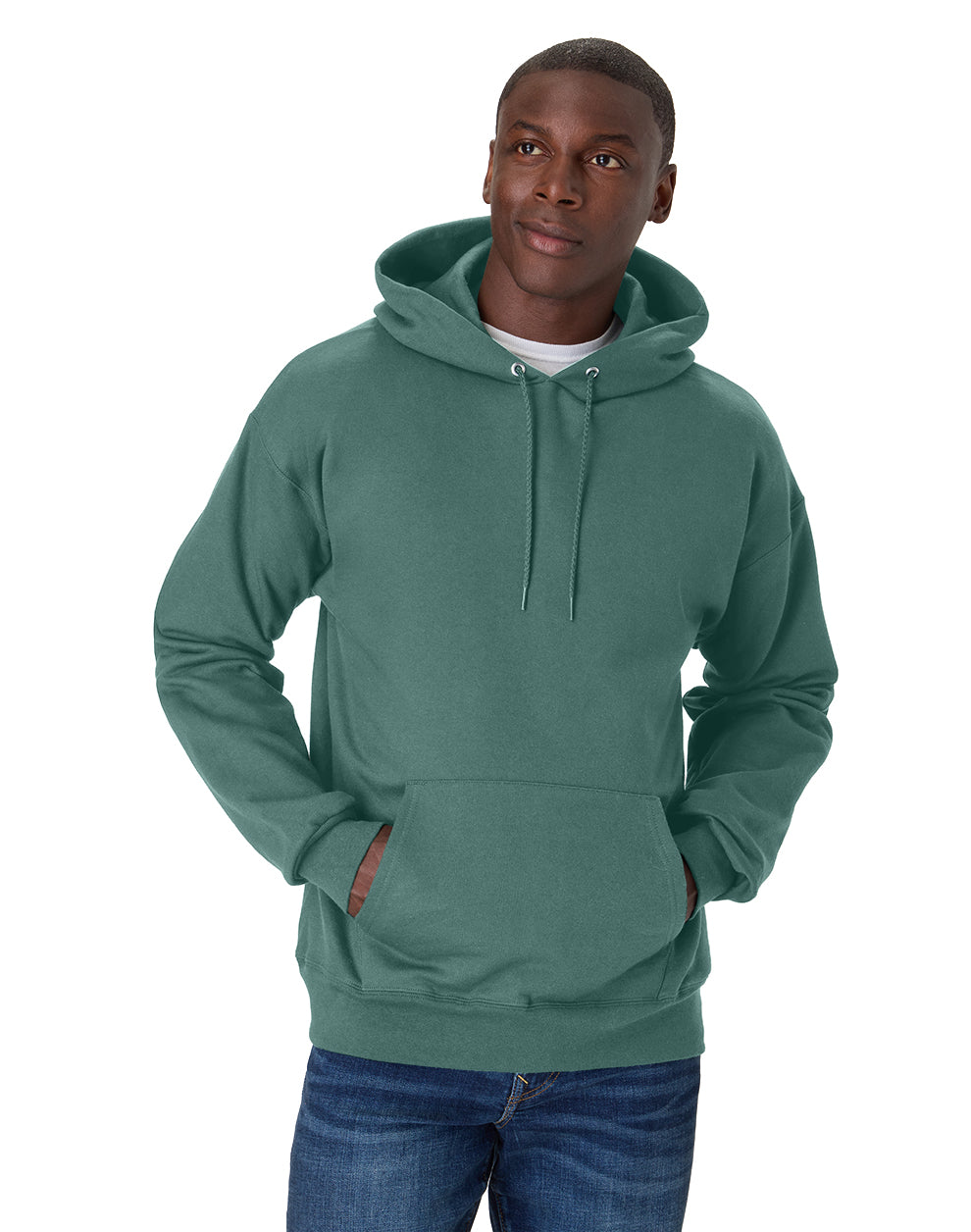 Hanes Ultimate Cotton ジップパーカー ロゴプリント Ultimate Cotton® – HanesPrintWear