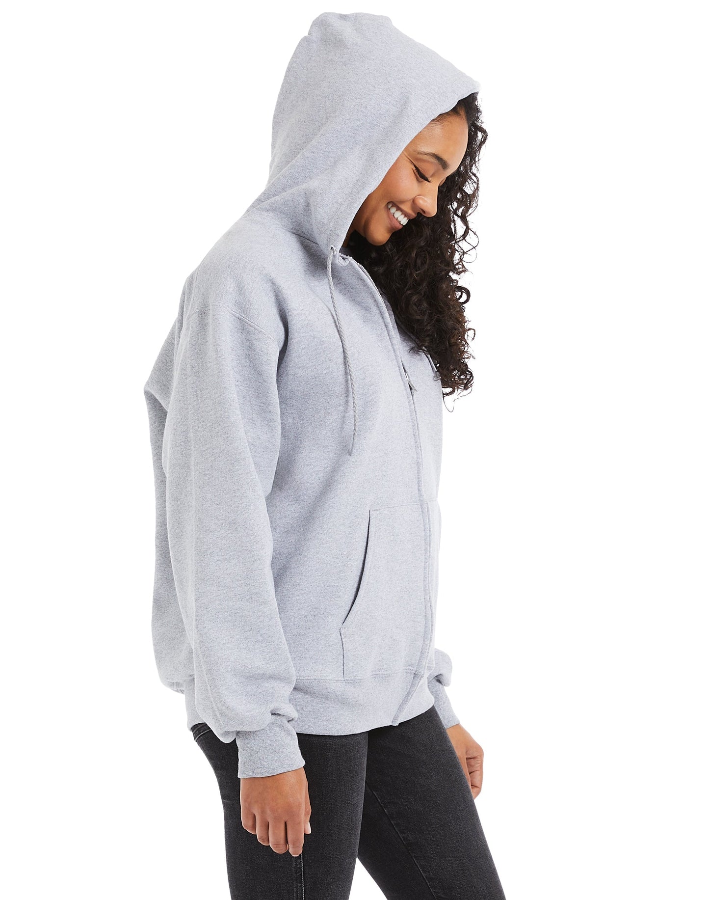 Hanes Ultimate Cotton® Full-Zip Fleece Hoodie - F280