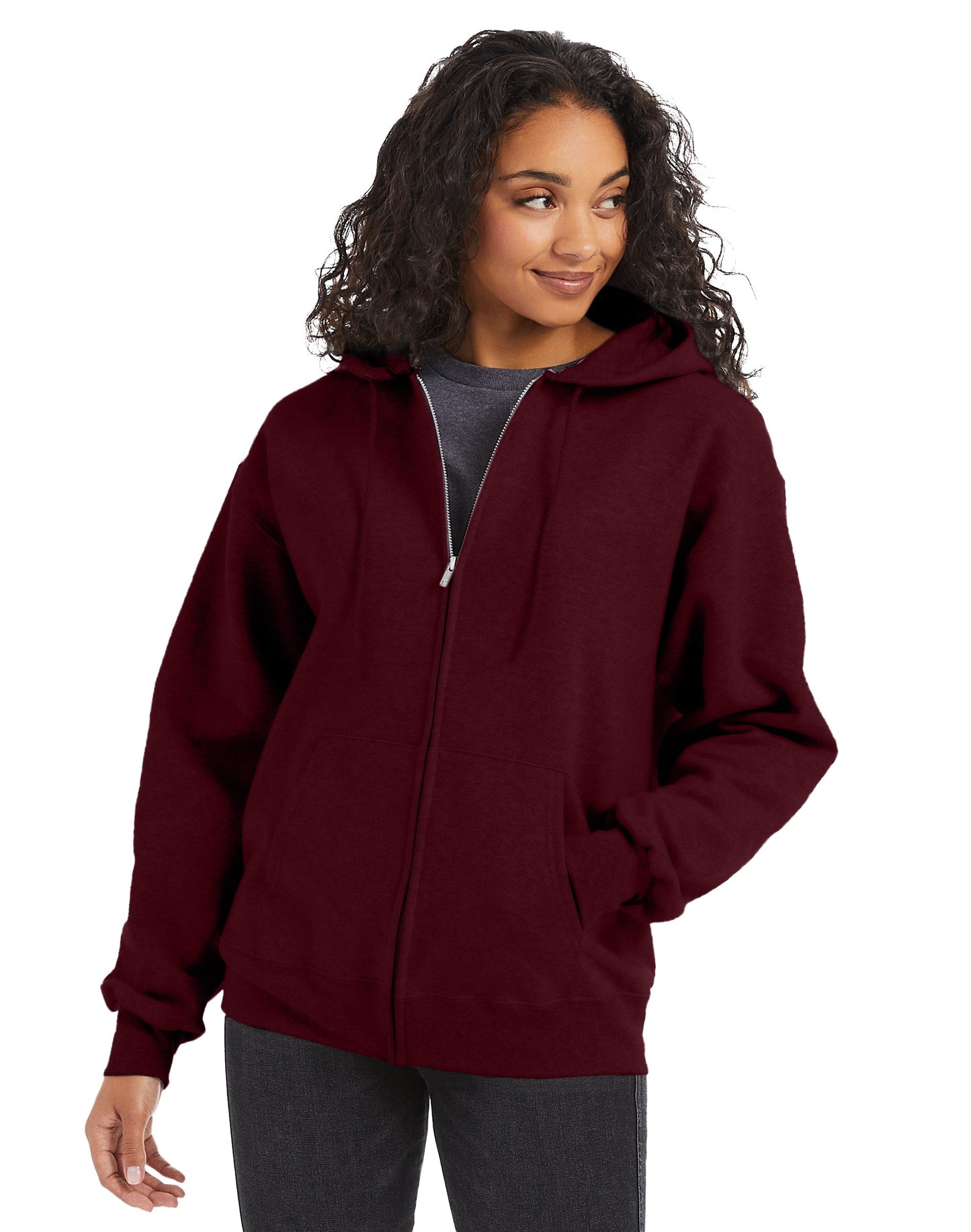 Hanes Ultimate Cotton® Full-Zip Fleece Hoodie - F280