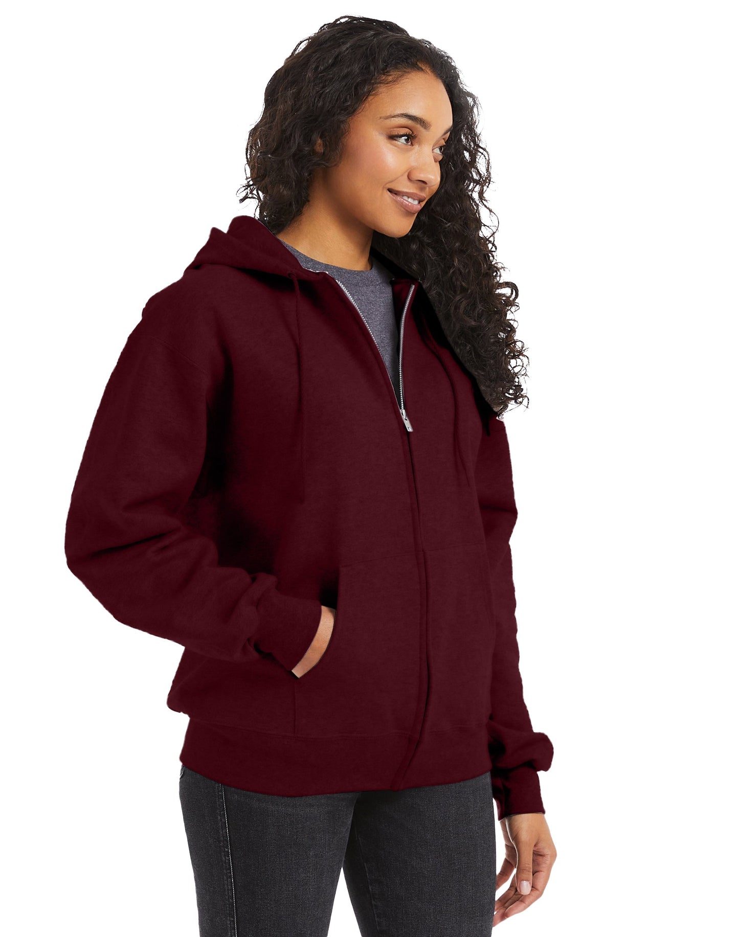 Hanes Ultimate Cotton® Full-Zip Fleece Hoodie - F280