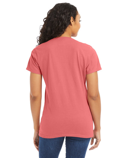 ComfortWash Ladies Short Sleeve V-Neck Tee - GDH125
