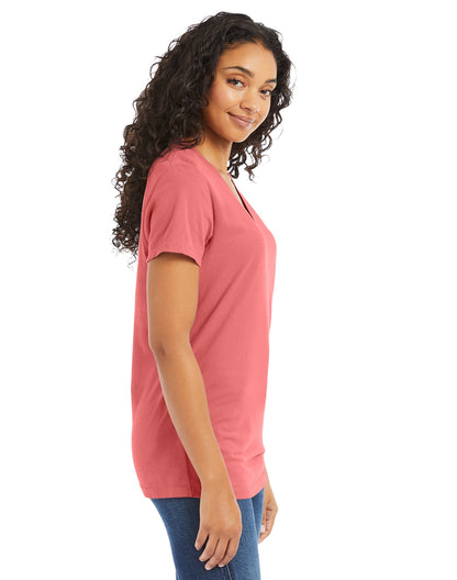 ComfortWash Ladies Short Sleeve V-Neck Tee - GDH125