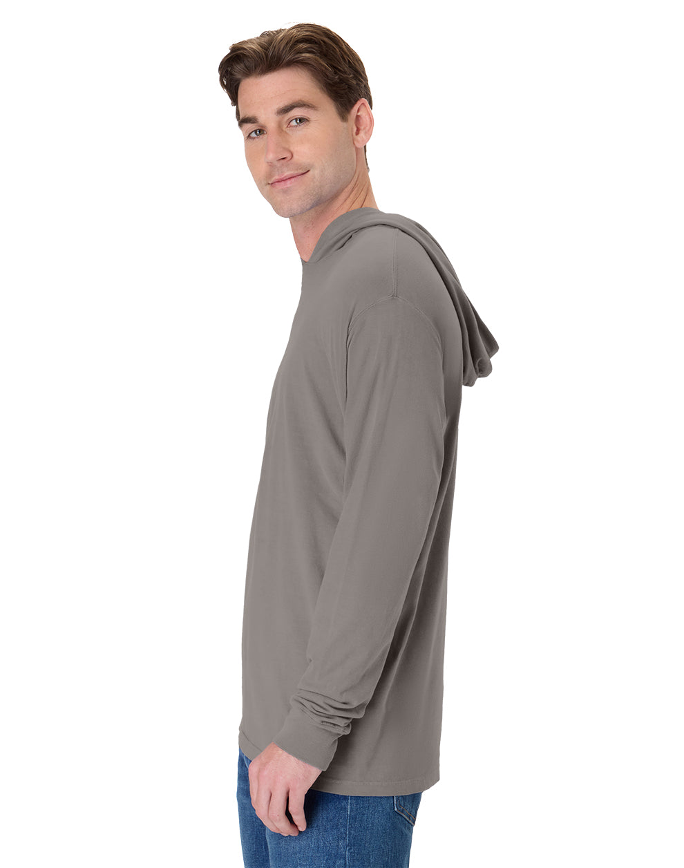 ComfortWash Long Sleeve Hooded Tee - GDH280