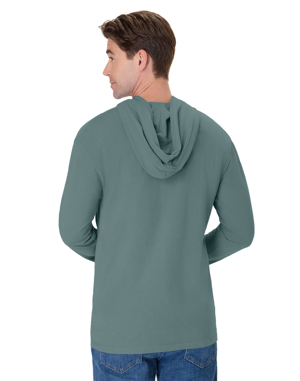 ComfortWash Long Sleeve Hooded Tee - GDH280