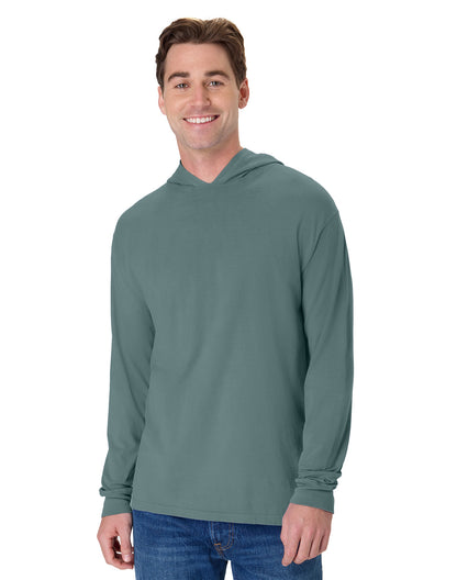 ComfortWash Long Sleeve Hooded Tee - GDH280