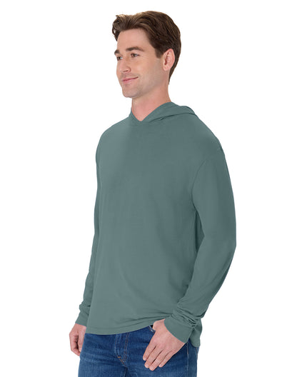 ComfortWash Long Sleeve Hooded Tee - GDH280