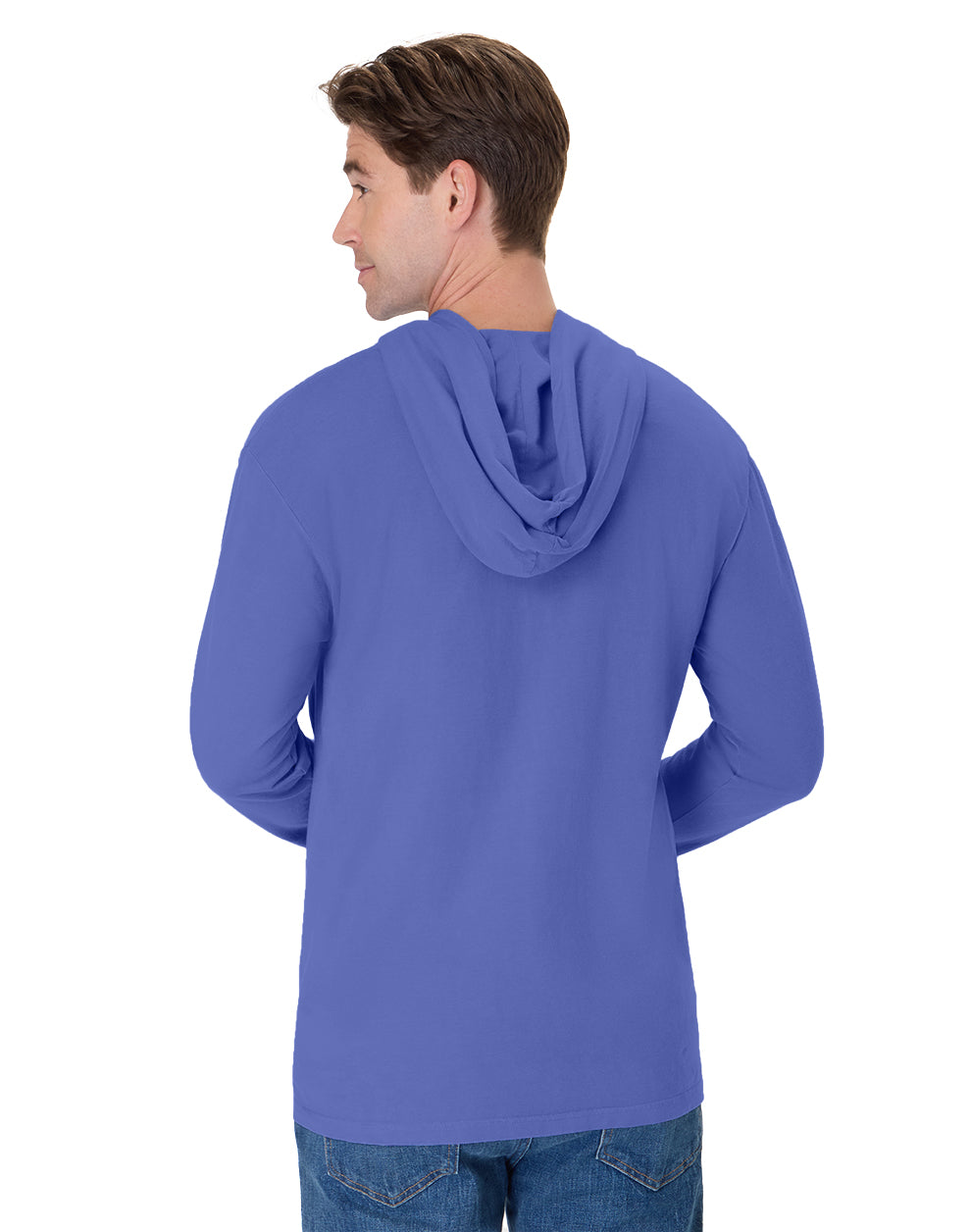 ComfortWash Long Sleeve Hooded Tee - GDH280