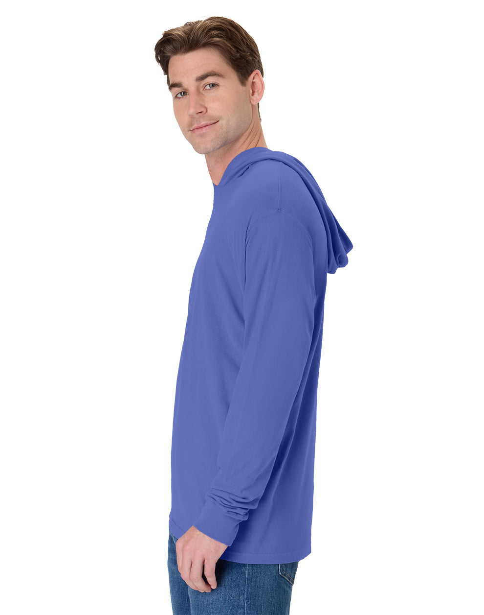 ComfortWash Long Sleeve Hooded Tee - GDH280