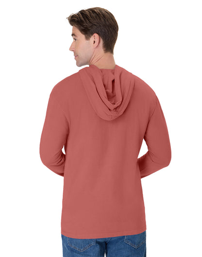 ComfortWash Long Sleeve Hooded Tee - GDH280