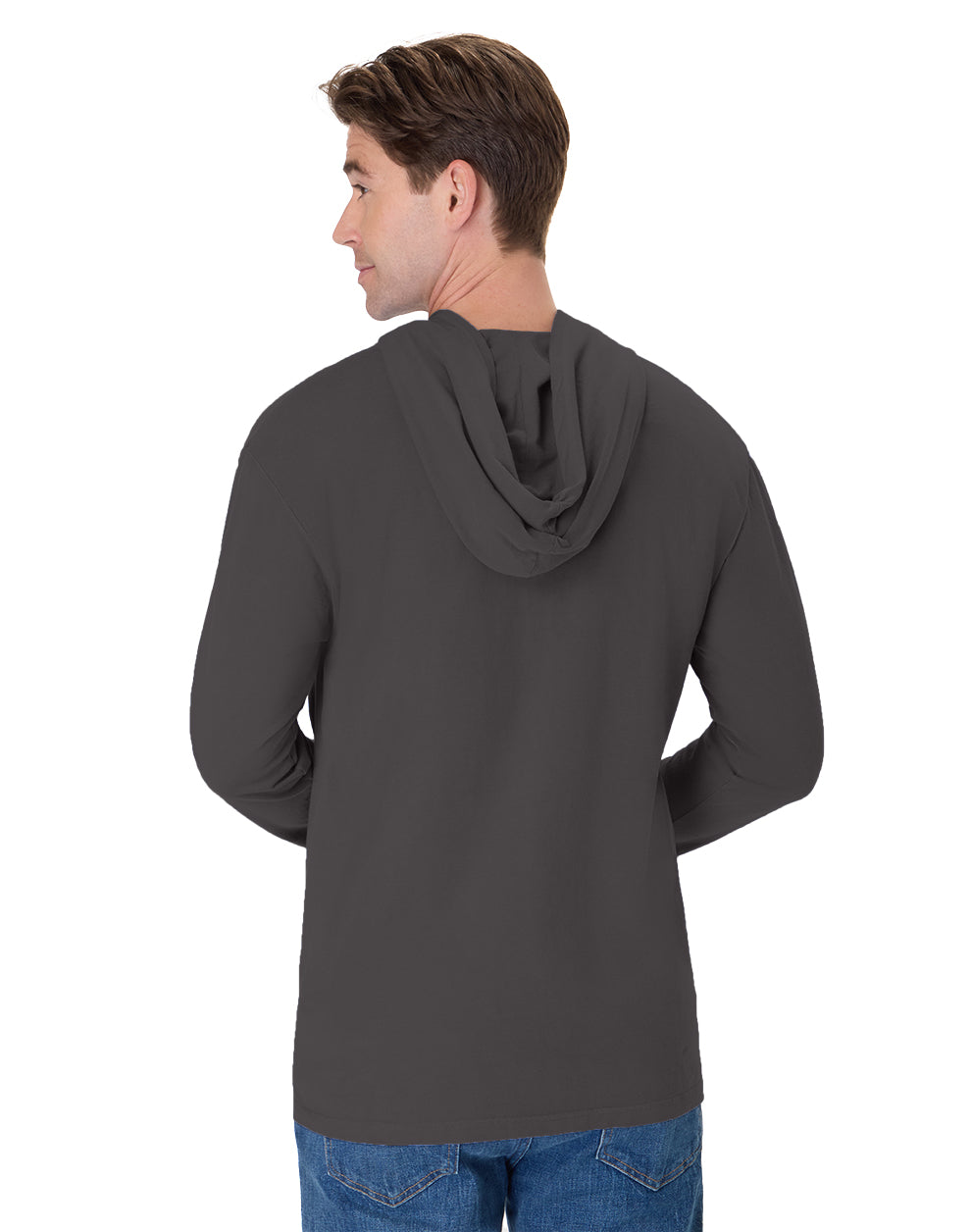 ComfortWash Long Sleeve Hooded Tee - GDH280