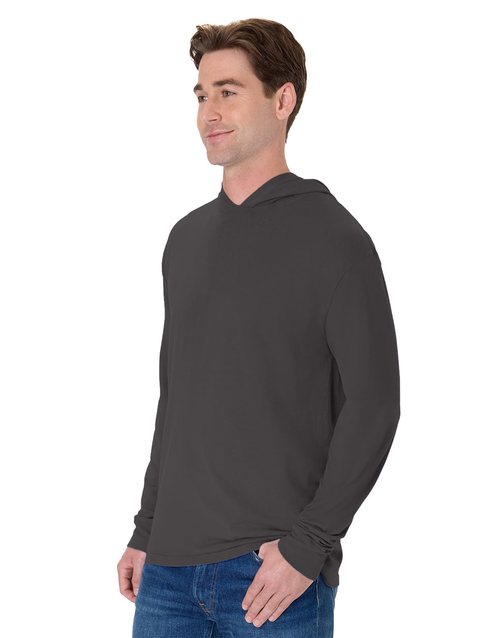 ComfortWash Long Sleeve Hooded Tee - GDH280