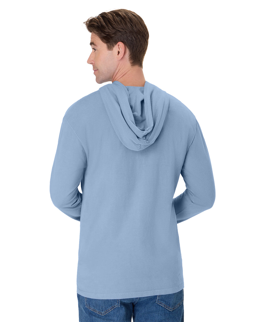 ComfortWash Long Sleeve Hooded Tee - GDH280