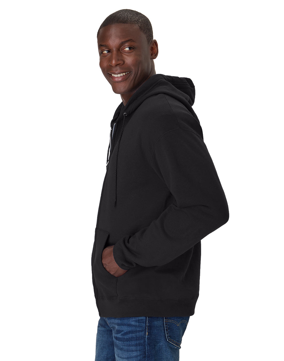 Hanes EcoSmart® Full-Zip Hoodie - P180