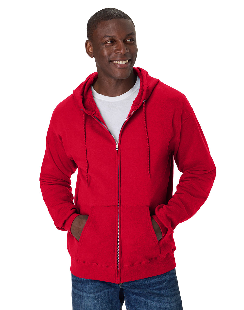 Hanes EcoSmart® Full-Zip Hoodie - P180
