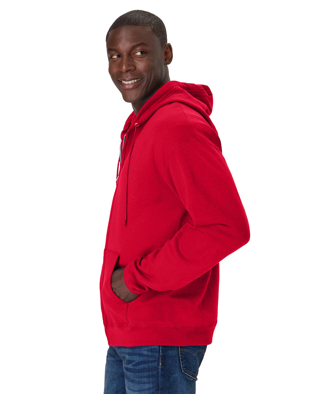 Hanes EcoSmart® Full-Zip Hoodie - P180