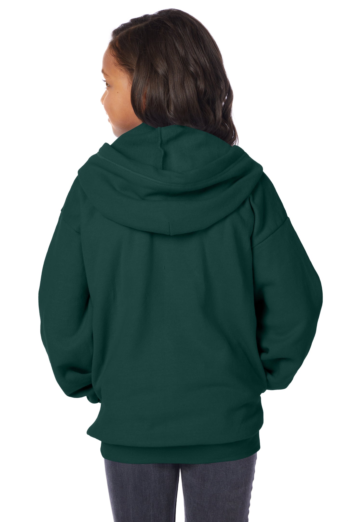 Hanes EcoSmart Full-Zip Fleece Hoodie - P480