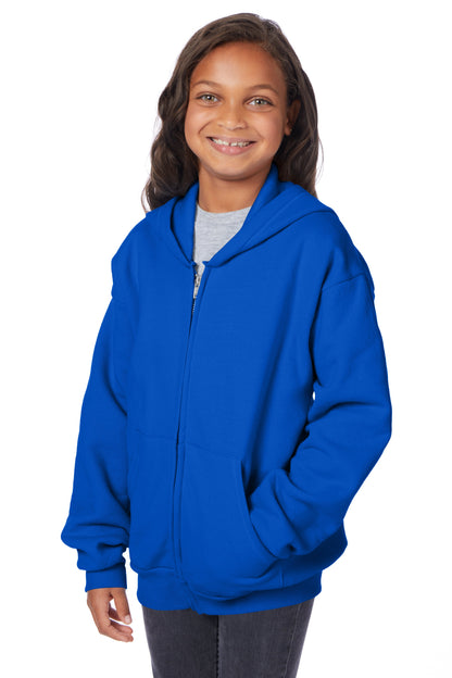 Hanes EcoSmart Full-Zip Fleece Hoodie - P480