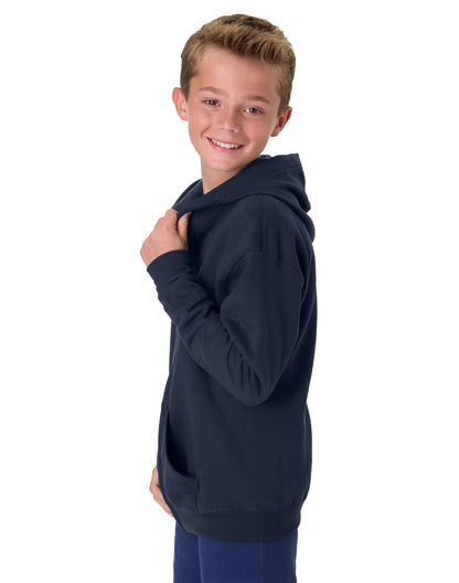 Hanes Youth EcoSmart Full-Zip Fleece Hoodie - P480