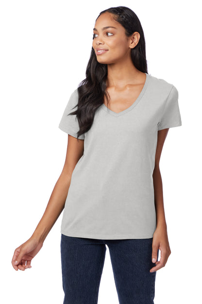 Hanes Perfect-T Women's Short Sleeve V-neck T-shirt - S04V