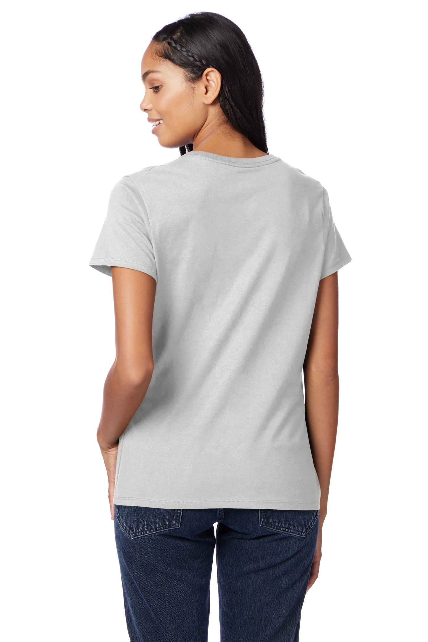 Hanes Perfect-T Women's Short Sleeve V-neck T-shirt - S04V