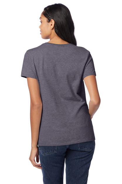 Hanes Perfect-T Women's Short Sleeve V-neck T-shirt - S04V