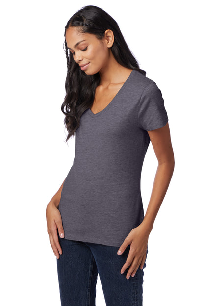 Hanes Perfect-T Women's Short Sleeve V-neck T-shirt - S04V