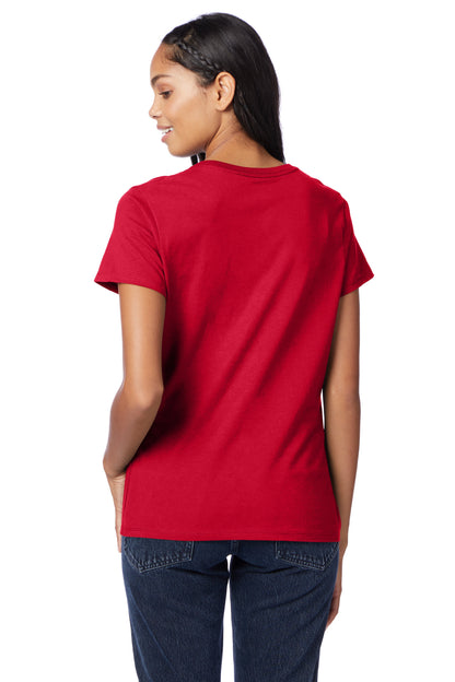 Hanes Perfect-T Women's Short Sleeve V-neck T-shirt - S04V