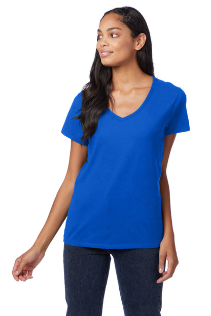 Hanes Perfect-T Women's Short Sleeve V-neck T-shirt - S04V