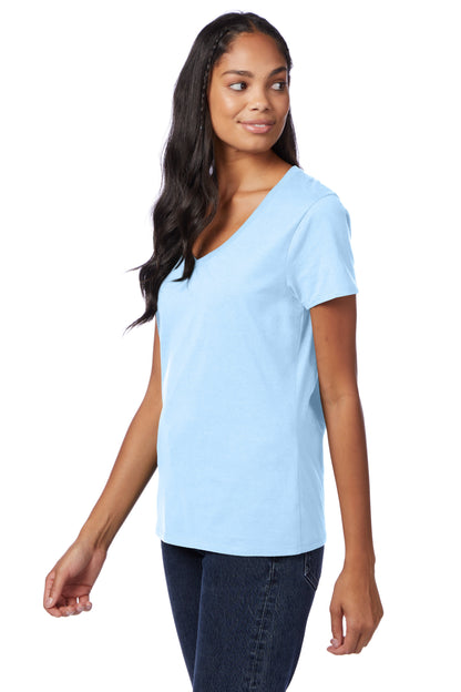 Hanes Perfect-T Women's Short Sleeve V-neck T-shirt - S04V