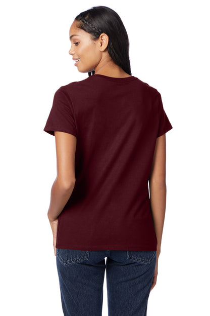 Hanes Perfect-T Women's Short Sleeve V-neck T-shirt - S04V