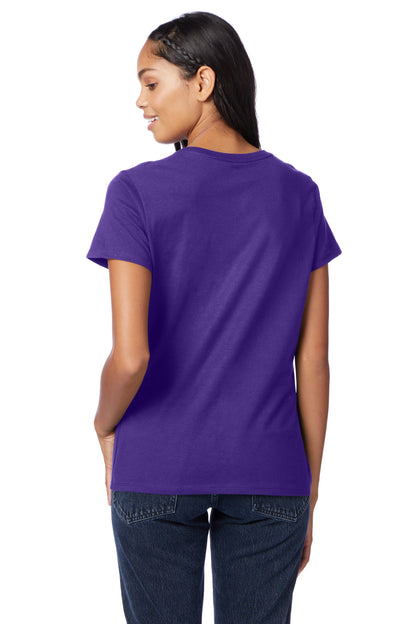 Hanes Perfect-T Women's Short Sleeve V-neck T-shirt - S04V